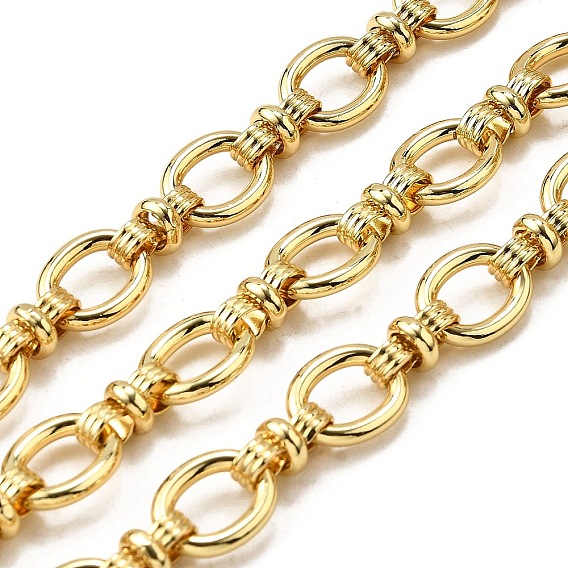 Латунные овальные звенья цепи, стойки покрытие, без кадмия и без свинца, долговечный, несварные, с катушкой