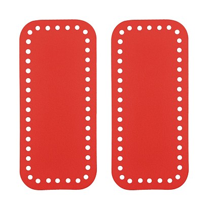 Прямоугольная длинная нижняя часть сумки из искусственной кожи, для вязания сумки, женские сумки ручной работы поделки аксессуары