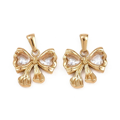 304 из нержавеющей стали горный хрусталь подвески, бантом прелести