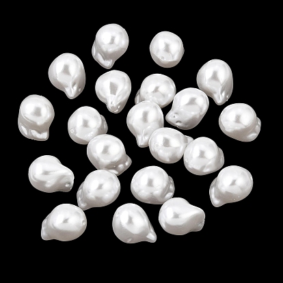 Perles de nacre en plastique ABS, nuggets
