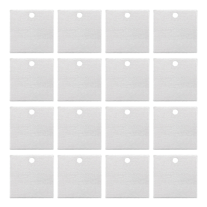 Aluminium Pendants, Stamping Blank Tag, Name Plate, Business Card Blanks, Square