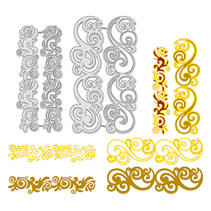 Углеродистая сталь разрезает трафареты, для diy scrapbooking, Фотоальбом, декоративная бумага для тиснения, цвет нержавеющей стали