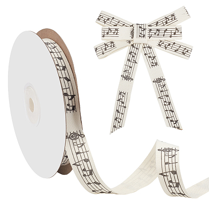Полиэстеровый шнур для музыкальных нот, плетеная веревка, для настенного крепления, ремесла, Подарочная упаковка, плоский