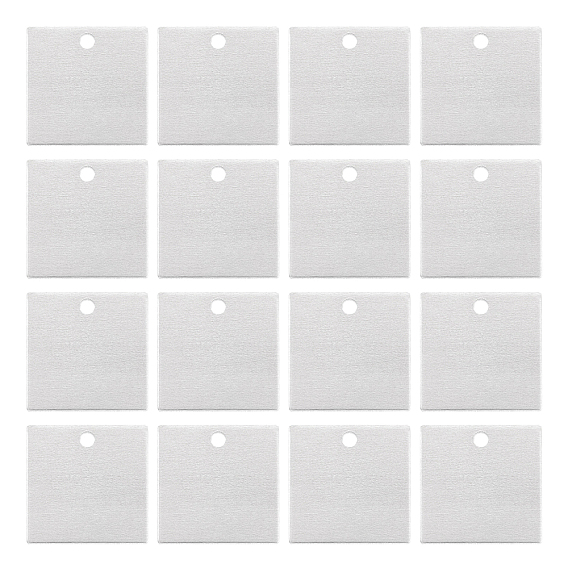Aluminium Pendants, Stamping Blank Tag, Name Plate, Business Card Blanks, Square
