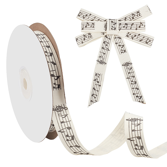 Полиэстеровый шнур для музыкальных нот, плетеная веревка, для настенного крепления, ремесла, Подарочная упаковка, плоский