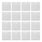 Aluminium Pendants, Stamping Blank Tag, Name Plate, Business Card Blanks, Square