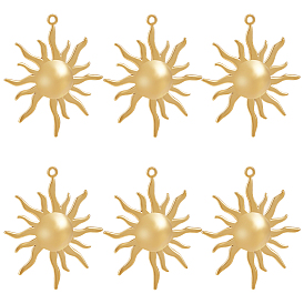 6 шт. ионное покрытие (ip) 304 подвески из нержавеющей стали, солнечные чары