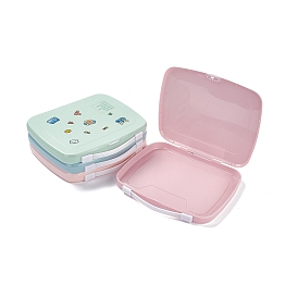 PP Plastic Multipurpose Portable Storage Box, for Sewing Box, Tool Box, First Aid Kit, Craft Supplies Organizer Case, with Latching Lid & Handle, Rectangle
