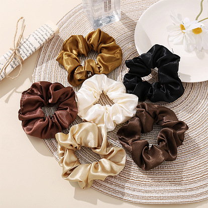 Fabric hairband for women, solid color, suitable for large intestine circle and fluffy hair.