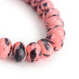 Фарфоровые бусины ручной работы, фантазии античного стекла фарфора, рондель