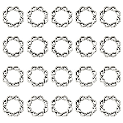 60шт. рамка из сплава, цветок