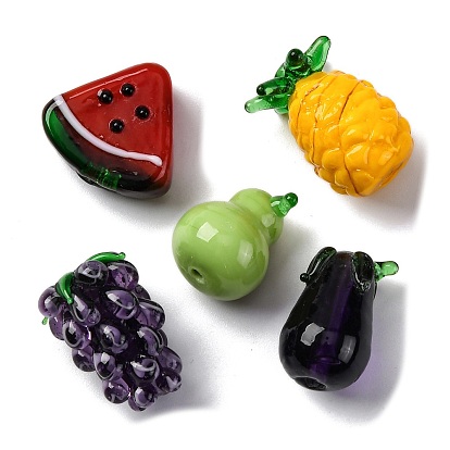 Фруктовая серия бусины ручной работы лэмпворк