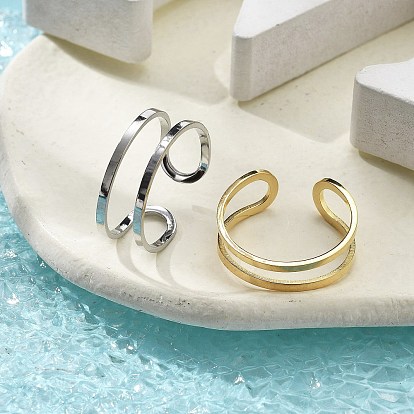 304 полые манжетные кольца из нержавеющей стали для женщин