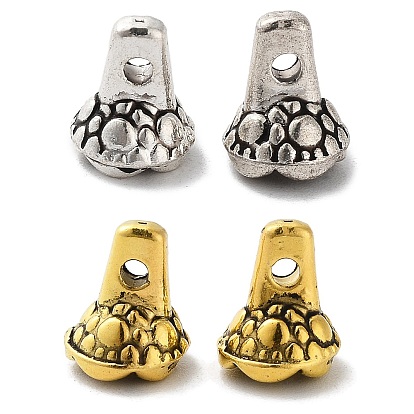Tibetan Style Alloy Charms, Cadmium Free & Lead Free, Flower