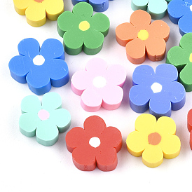 Handmade Fimo Cabochons, Blume