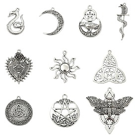 50 шт 10 стили подвески из сплава в тибетском стиле