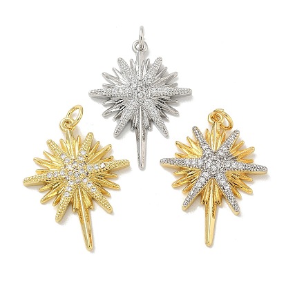 Латунные микро проложить кубического циркония подвески, без кадмия и без свинца, астеризм чары, с целью перехода в кольце