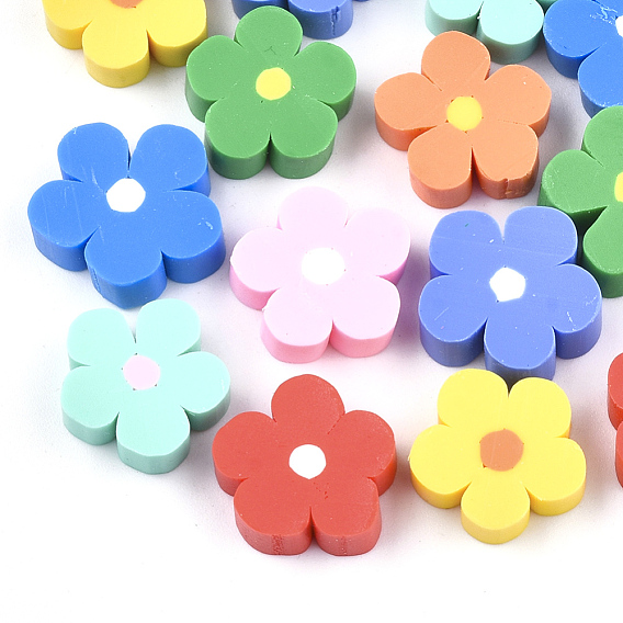Handmade Fimo Cabochons, Blume
