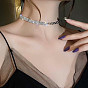 Minimalist Lock Collar Necklace - Choker with Unique Design and Delicate Aesthetic