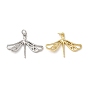 Eco-Friendly Brass Pendants, with Jump Ring, Lead Free & Cadmium Free, Dragonfly Charm