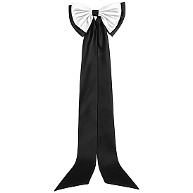 Nœud papillon amovible en polyester pour accessoires de robe de mariée