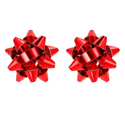 Рождественские серьги-гвоздики в виде звезды из железа для женщин