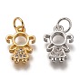 Латунные микропаве прозрачные кубические циркониевые подвески, без кадмия и без свинца, долговечный, девушка