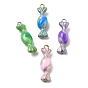 316 хирургические эмалевые подвески из нержавеющей стали, конфеты прелести, ионное покрытие (ip), реальный 18 k позолоченный