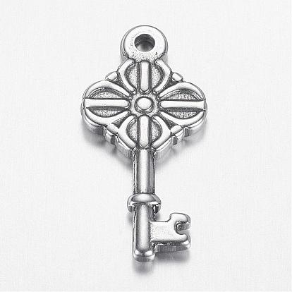 304 Stainless Steel Pendants, Key