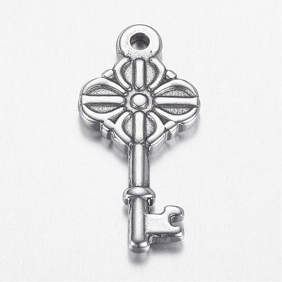 304 Stainless Steel Pendants, Key