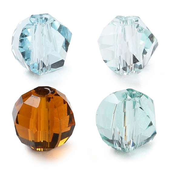 К 9 стекло, имитация Австрийские кристаллические шарики, граненые, круглая