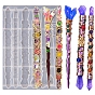 DIY Magic Wand Silicone Molds, Resin Casting Molds, for UV Resin, Epoxy Resin Witchcraft Wiccan Altar Craft Making