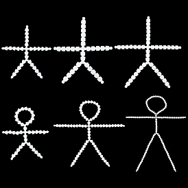 6шт 6 стиль пластиковая фигурка подвижный скелет, принадлежности для изготовления кукол