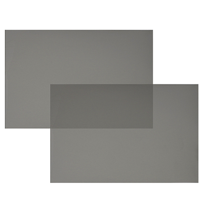 2 листы ПЭТ линейно поляризованной пленки, прямоугольные