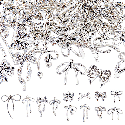 72 шт 12 стили подвески из сплава в тибетском стиле, бантом