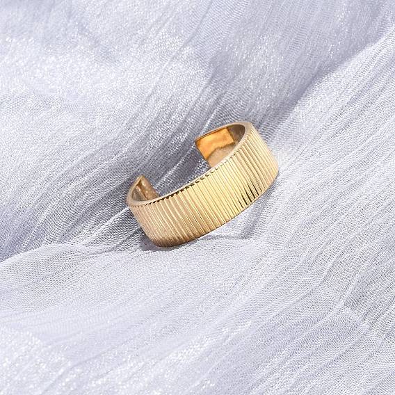 304 открытые манжеты из нержавеющей стали для женщин, ионное покрытие (ip)