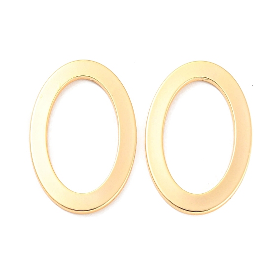 Латунные соединительные колечки, без кадмия, без никеля и без свинца, овальный разъем