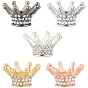10 шт. 5 цветные бусины-короны из сплава со стразами, центральные бусины для ручек с бусинами, брелки и украшения