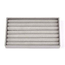 6-прямоугольные бархатные лотки для хранения обручальных колец