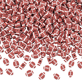 3 сумки бусины из полимерной глины ручной работы, спортивные товары, регби