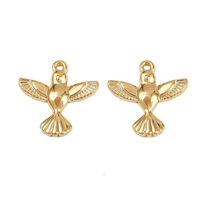 304 подвески из нержавеющей стали, ионное покрытие (ip), амулеты птиц