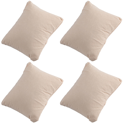 4 шт. ворсовая ткань для браслетов и часов, подушечка для демонстрации ювелирных изделий