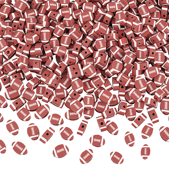 3 сумки бусины из полимерной глины ручной работы, спортивные товары, регби