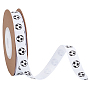 1 рулонная полиэфирная лента, Футбол, для упаковки подарков