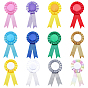 12шт. 12 цвета, значки в форме ленты, железные значки, пластиковые пуговицы-булавки-броши для вечеринки