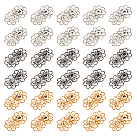 30шт. 3 цвета полые литые кнопки, швейные принадлежности, цветок