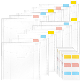 40шт. карманы для файлов из полипропилена, 20 листы водонепроницаемые вкладки для животных, стикеры-флажки этикетки букмекерские конторы для папок