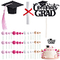 Graduation Cake Decoration Kits, including Plastic Ball and Felt Word