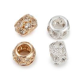 Beass Rhinestone European Beads, Round
