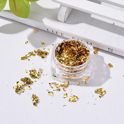 Foil Flakes, DIY Gilding Flakes, for Epoxy Jewelry Accessories Filler